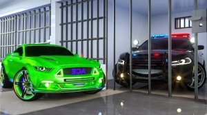 сержант Лукас против спортивного автомобиля - АВТОМОБИЛИ и МОТОЦИКЛЫ с ГРУЗОВИКОМ-МОНСТРОМ и полице