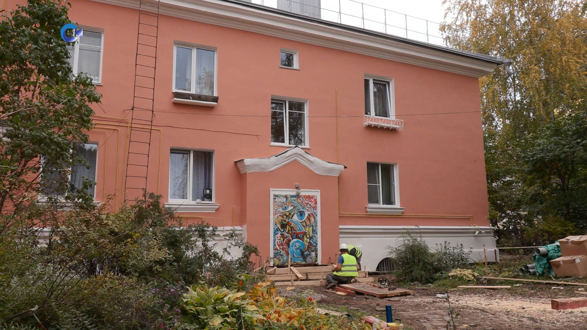 В Петрозаводске завершается капремонт дома на проспекте Александра Невского