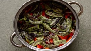 Лечо со стручковой фасолью