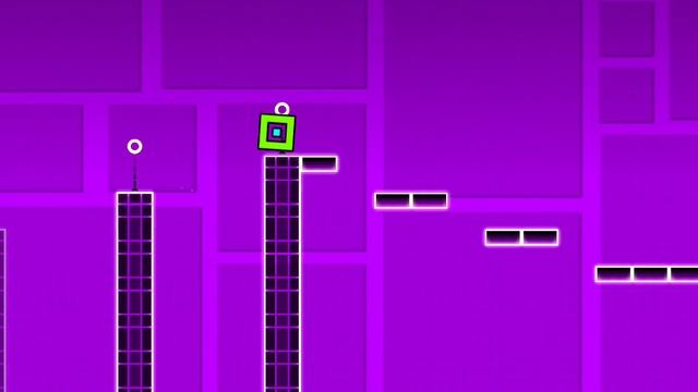 Смог пройти первый уровень в игре Geometry Dash Lite