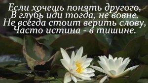 Если хочешь понять человека