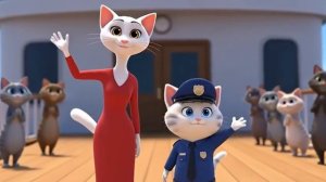 МУЛЬТИК про котят😺😺🥴 созданный нейросетью