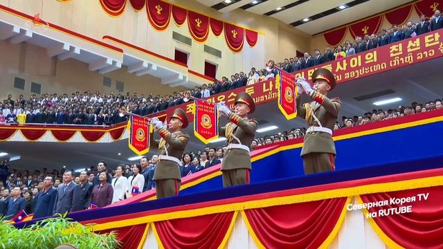 Состоялась церемония приветствия президента Лаоса