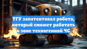 ТГУ запатентовал робота, который сможет работать в зоне техногенной ЧС