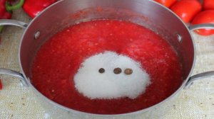 Лечо с томатным соком на зиму