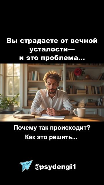 вы страдаете от вечной усталости и это разрушает