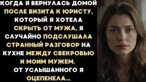 ИСТОРИИ ИЗ ЖИЗНИ/ я случайно подслушала странный разговор между свекровью и мужем/Рассказ жизненный