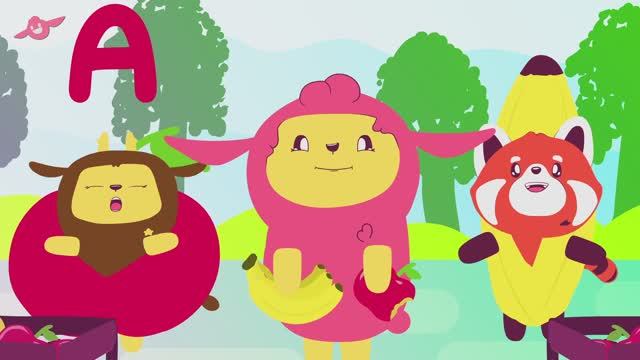 Apples And Bananas  | Песня для Детей | Lilla The Lamb