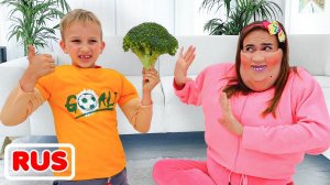 Влад помогает маме похудеть! Видео от Влада и Ники!