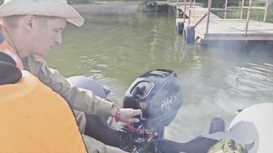 Отдых, рыбалка, обкатка мотора Parsun 9.9