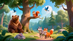 Загадки про животных. Лесные животные. Загадки для малышей.