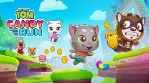 Talking Tom. Candy Run.Гонка за сладостями