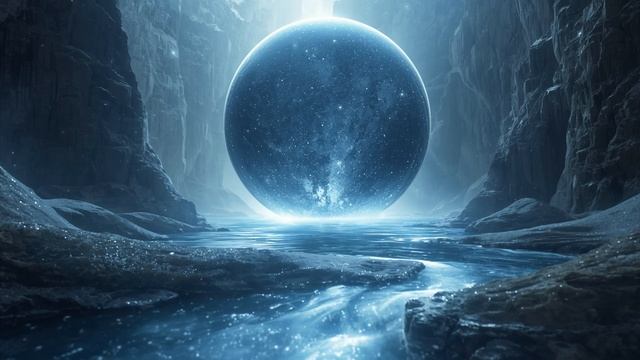 Where Rivers Flow Upward 🌌 2-Hour Ethereal Ambience ｜ Floating Water Sphere ｜ Galaxy Reflections