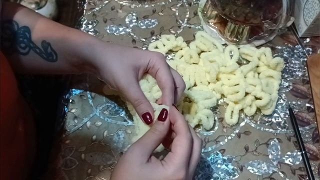 Митенки из Alize Puffy (Ализе Пуффи).
