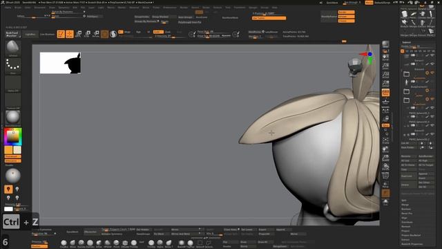 35-Refining The Hair Part2