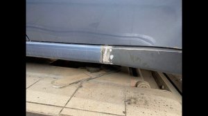 Mitsubishi Galant IX: Замена крыла заднего. Ремонт порога.
