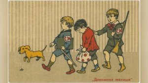 Дети в войне, мире и революции на открытках Табурина