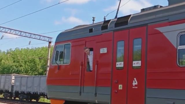 Отбытие электрички Ижевск-Казань