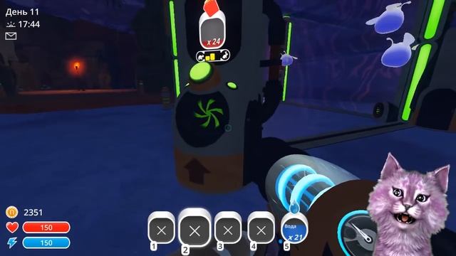 СИМУЛЯТОР ФЕРМЫ СЛИЗНЕЙ 5 РАДИОАКТИВНЫЕ СЛИЗНИ slime rancher говорящая КОШКА ЛАНА играет