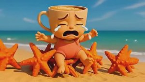 СПАСЕНИЕ 77000 МОРСКИХ ЗВЕЗД, АТАКОВАВШИХ КАПУЧИНЫ, Бэби