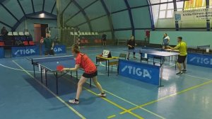 Чернов М. (837) - Шамахова Д. (419)  настольный теннис 04.10 турнир памяти Ильи Красненького