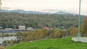 ЗАХОД ПАРОМА В ПОРТ ВАНИНО.  ОСЕНЬ . 2025