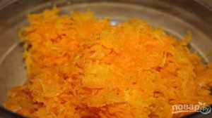 Морковная запеканка с манкой