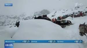 Почти тысяча застрявших на Эвересте туристов спустились со склона