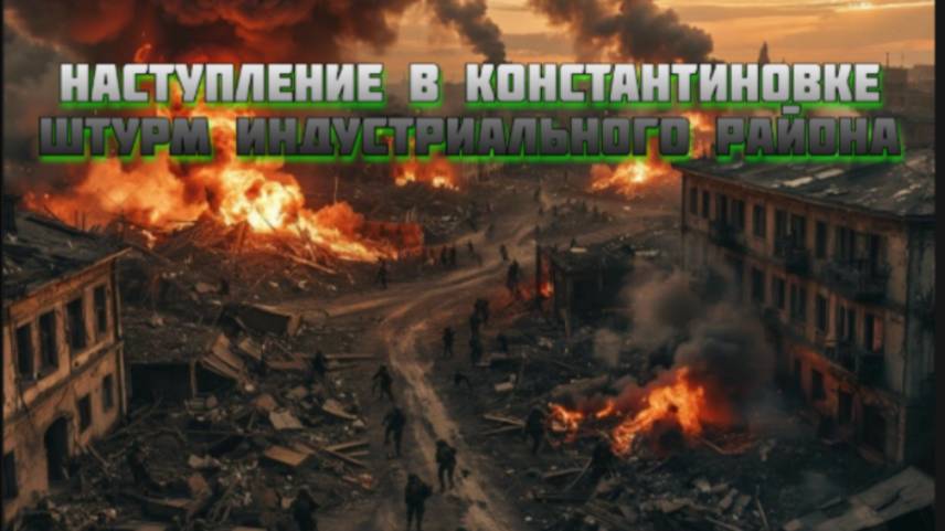 Новости СВО Сегодня-Наступление в Константиновке Штурм индустриального района