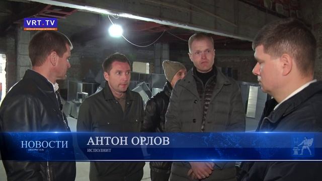 Продолжается капитальный ремонт КЦ «Октябрь»