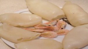 Нежный салат с кальмарами