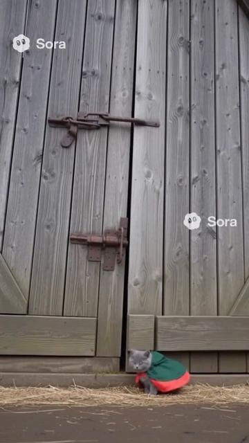 Котик-огнемётик против собак #милыеживотные #милыекотята #cat #dogs смотреть онлайн