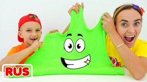 Ники на детском грузовике доставляет игрушки! Видео от Влада и Ники!