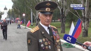 В парке Победы прошел смотр строя и песни УФСИН России по Омской области