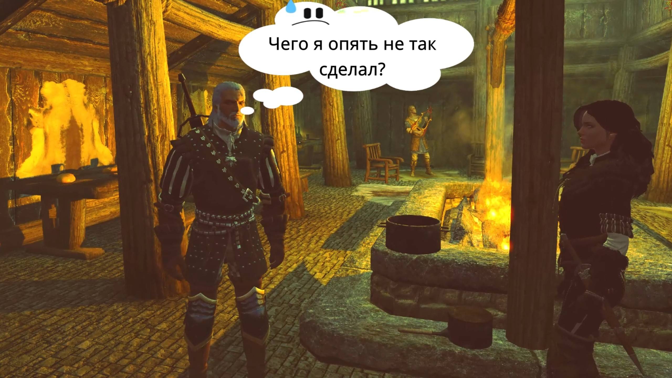 Выбор между Йеннифэр и Трисс или новый вариант для Геральта