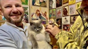 Доктор Василий приехал сделать последний укол после операции маленькому Финику!