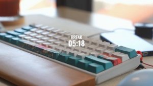 2 часа STUDY WITH ME ｜ Calm Piano🎹, Typing Sounds️🎧 ｜ Pomodoro 50-10