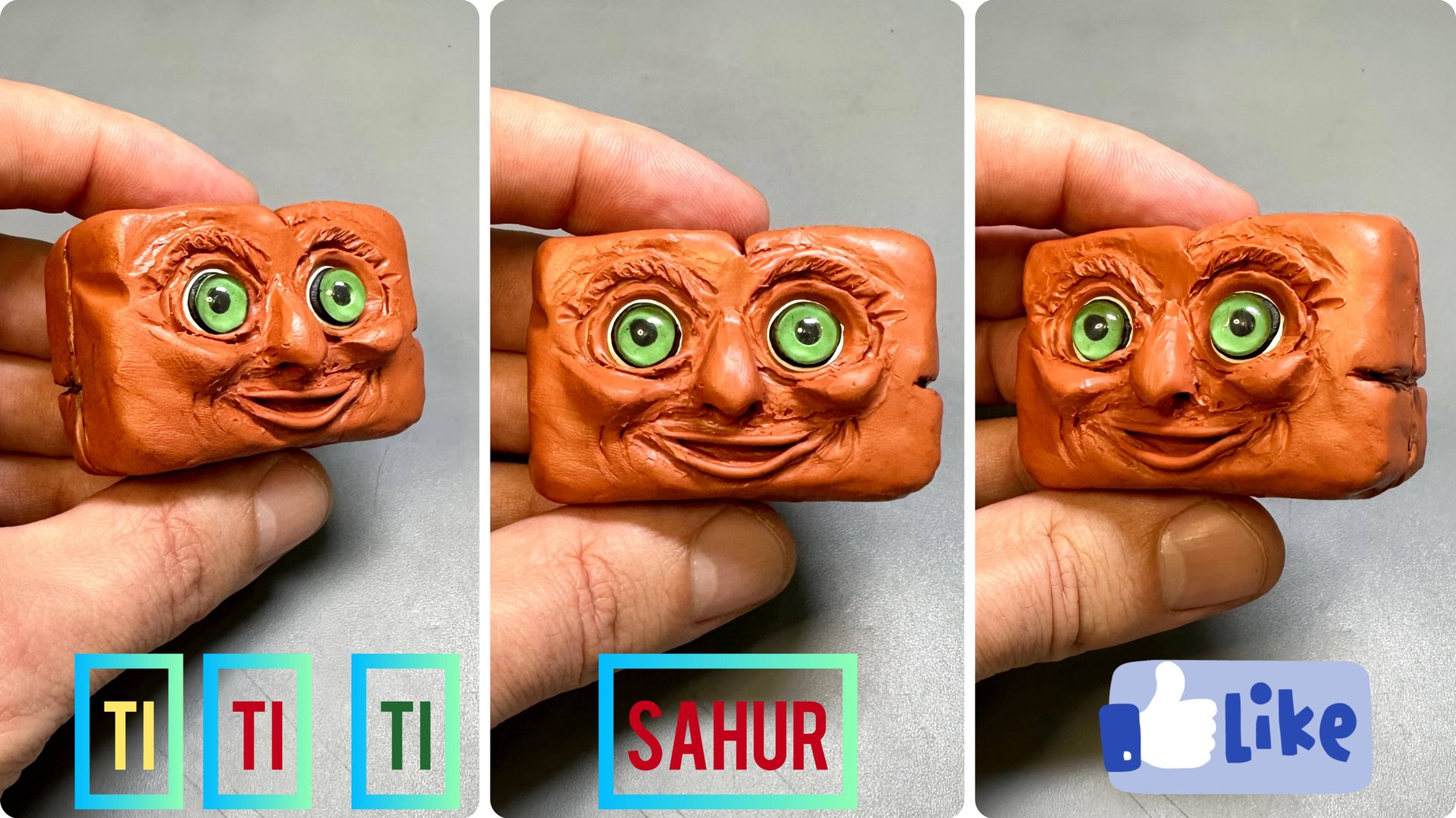 Ti TI Ti Sahur из пластилина смотреть онлайн