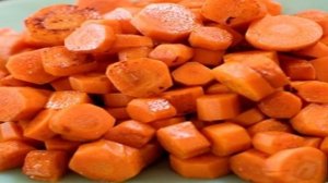 Морковь, глазированная в виски