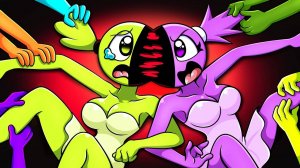 На КИКИ и БУБУ охотятся! ПЕЧАЛЬНАЯ ИСТОРИЯ ПРОИСХОЖДЕНИЯ КИКИ и БУБЫ 💛🖤💖Анимация "Невероятная кор