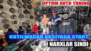 Yangilik optom avto tuning magazinda Arzon diska Arzon balon Arzon saga diska auto tuning