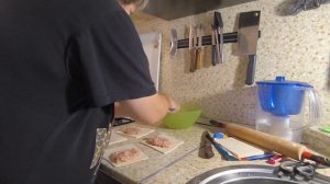 делаю слойки с куриным филе и сыром в аэрогриле!