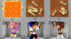 Майнкрафт но Девушка Кто первый пройдет Челлендж тот победил НУБ И ПРО ВИДЕО ТРОЛЛИНГ MINECRAFT