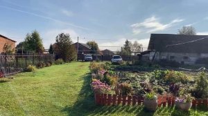 Здравствуй "Бабье лето". Поездка в г.Юргу. В огороде у Марины.