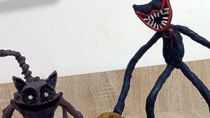 Как Слепить КОШМАРНОГО КЕТ НАПА И ХАГИ ВАГИ|Из Пластилина