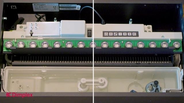 Аварийное мигание лампочек 1 раз в очагах Dimplex Cassette 5001000