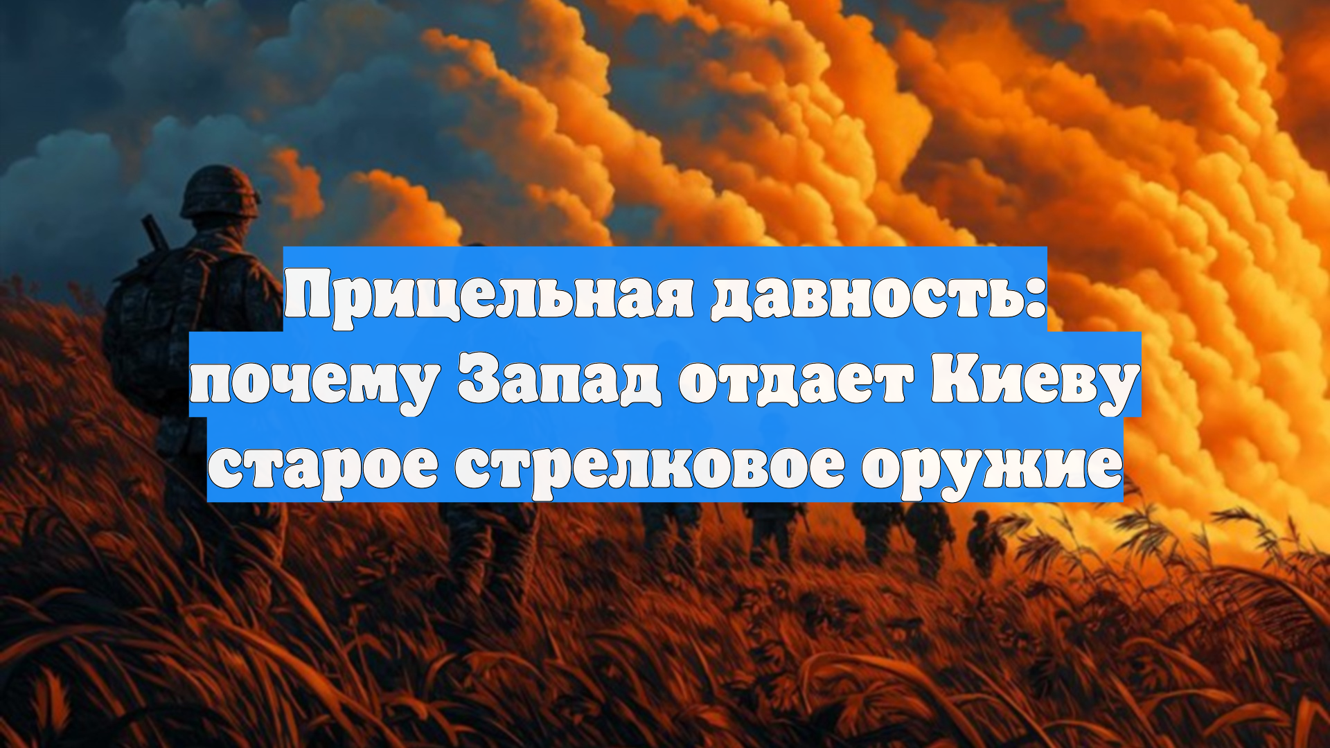 Прицельная давность: почему Запад отдает Киеву старое стрелковое оружие