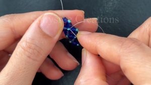 Серьги с бантиком-узлом от Sonysree Creations Beading