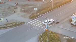 ДТП с самокатом  в Первоуральске "Я научу тебя спешиваться"