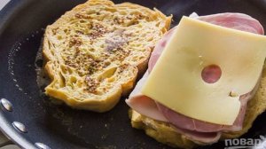 Монте-Кристо сэндвич с ветчиной